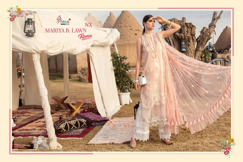 Shree Fab Maria B Dno 1839 Lawn Cotton Stylish Designer Party Wear Salwar Suit