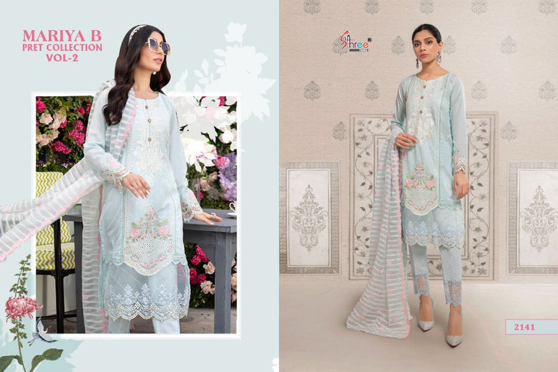 Shree Fab Maria B Vol 2 Cotton Stylish Designer Casual Wear Pret Salwar Suit