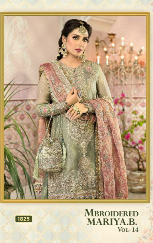 Shree Fab Mbroidered Vol 14 Heavy Net Stylish Designer Salwar Suit
