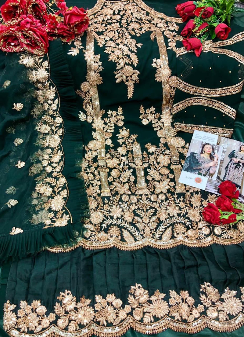 Shree Fab S 359 Georgget Graceful Stylish Designer Salwar Suit