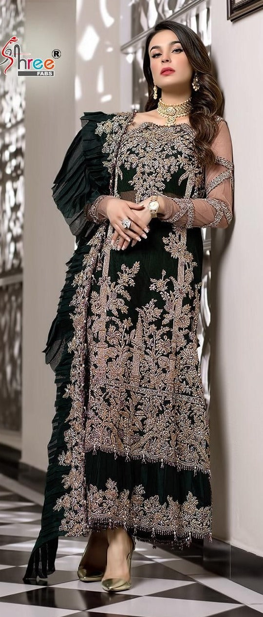Shree Fab S 359 Georgget Graceful Stylish Designer Salwar Suit