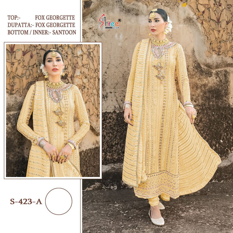 Shree Fab Dno. S 423 A Wedding wear Salwar Kameez