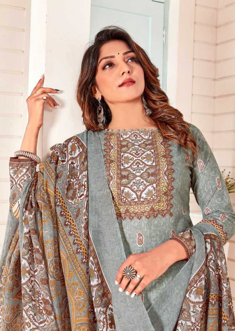 Skt Product Elina Cotton Stylish Designer Printed Casual Wear Salwar Kameez