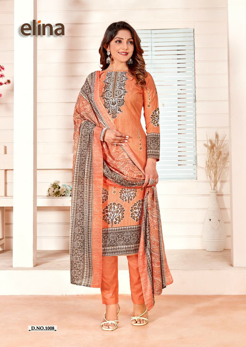 Skt Product Elina Cotton Stylish Designer Printed Casual Wear Salwar Kameez