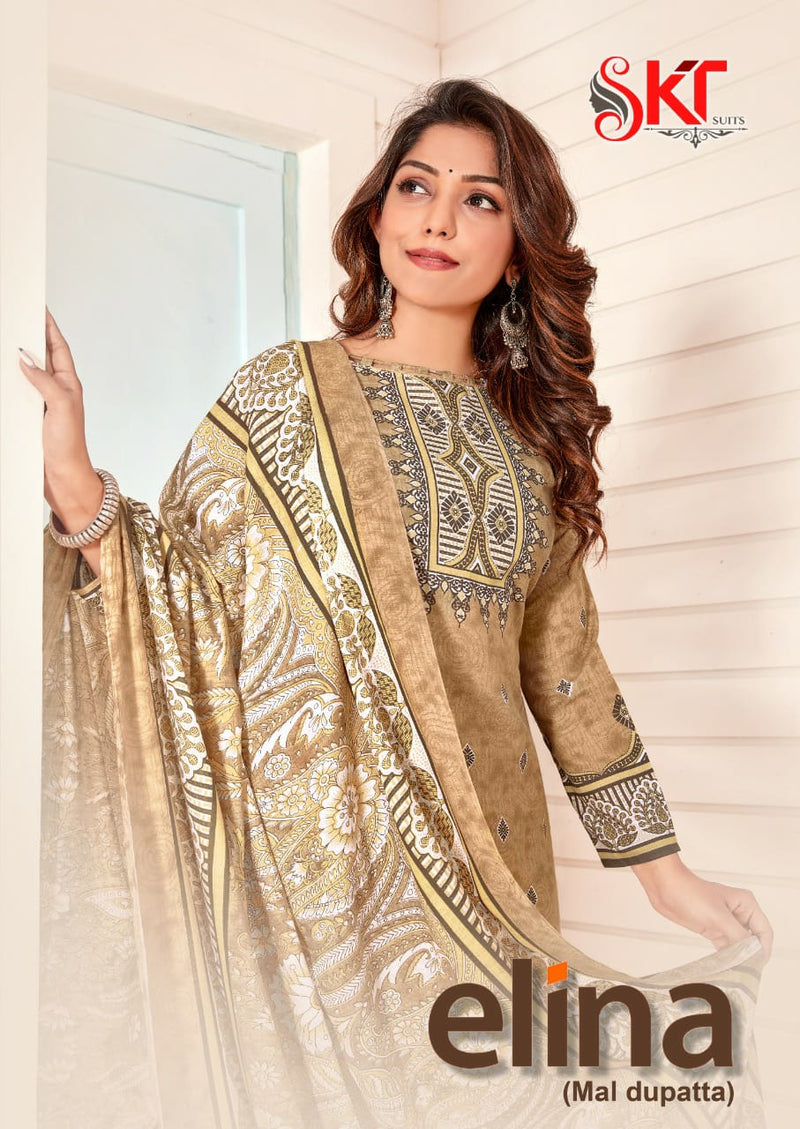Skt Product Elina Cotton Stylish Designer Printed Casual Wear Salwar Kameez