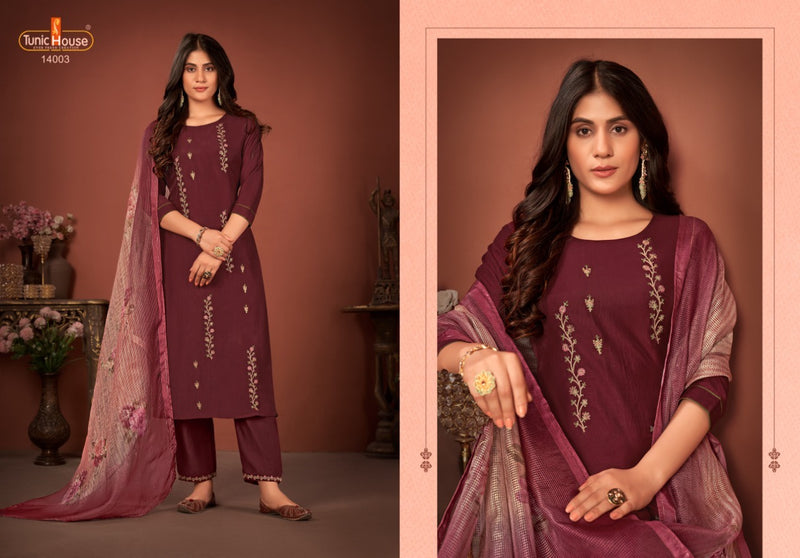 Tunic House Haseena Silk Stylish Designer Wear Casual Kurti