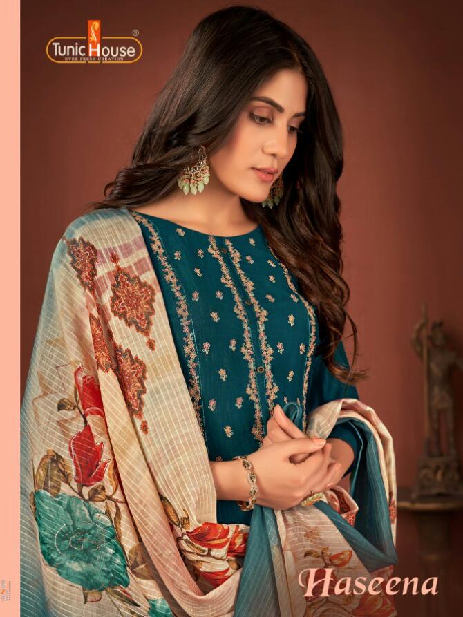 Tunic House Haseena Silk Stylish Designer Wear Casual Kurti