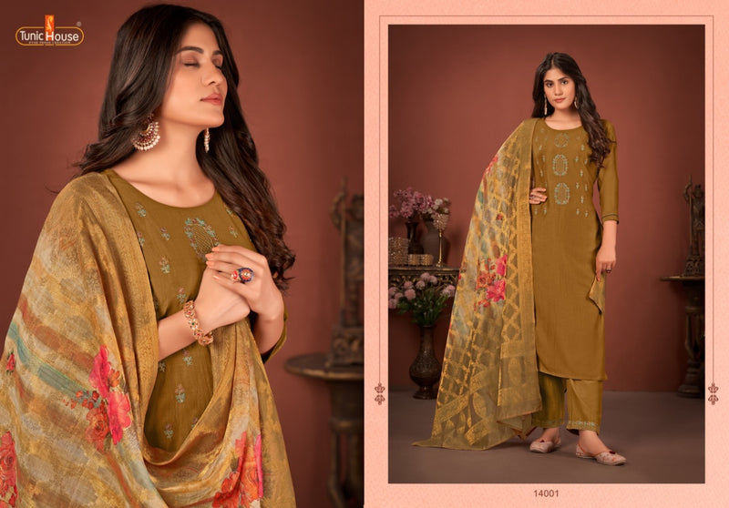 Tunic House Haseena Silk Stylish Designer Wear Casual Kurti