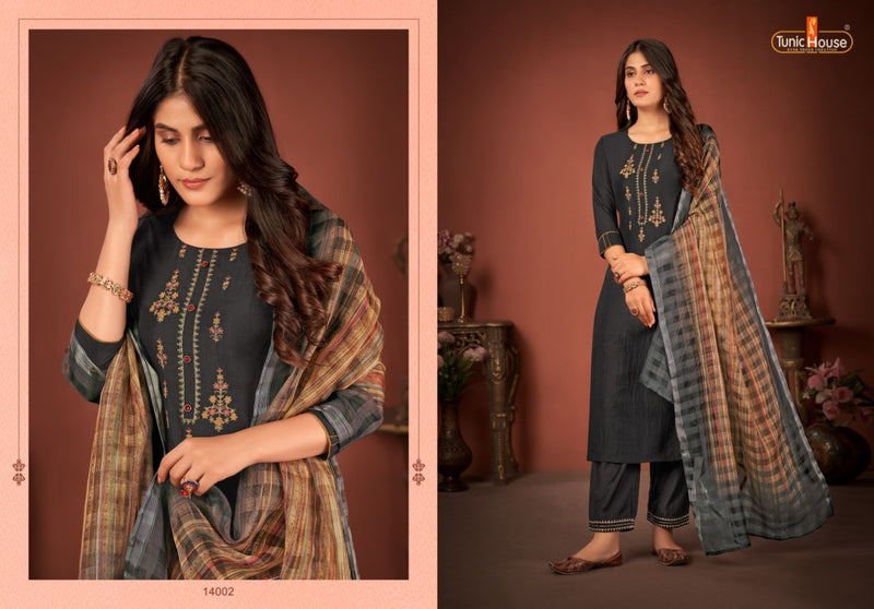 Tunic House Haseena Silk Stylish Designer Wear Casual Kurti