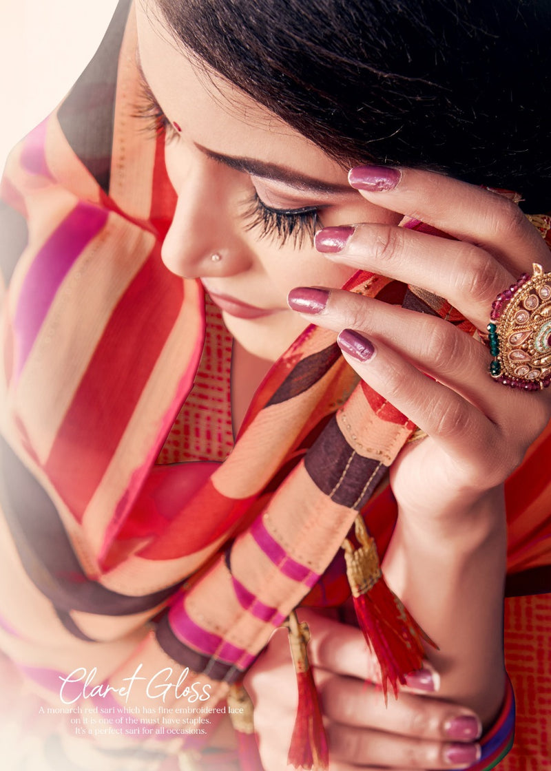 Vaalabhi Print Saree Firangi 11828 Designer Wear Saree