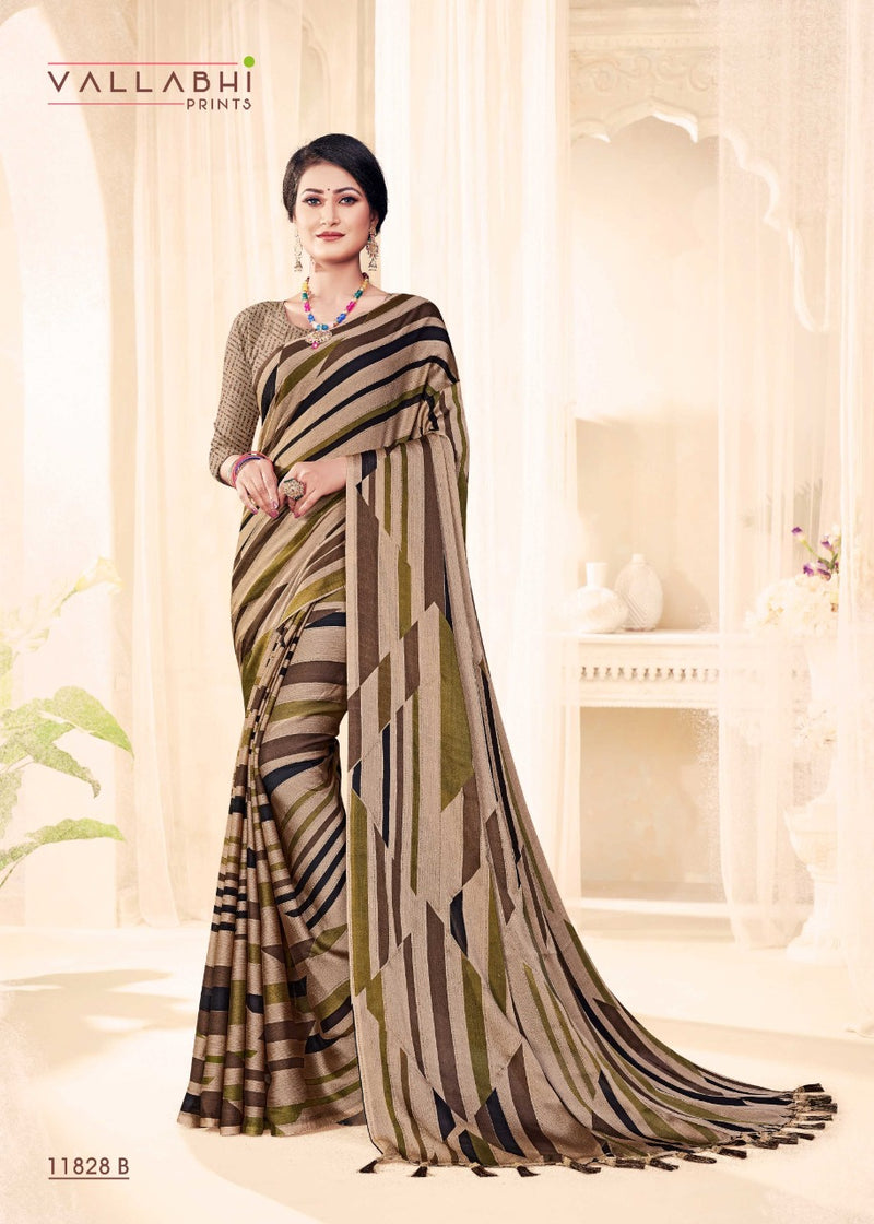 Vaalabhi Print Saree Firangi 11828 Designer Wear Saree
