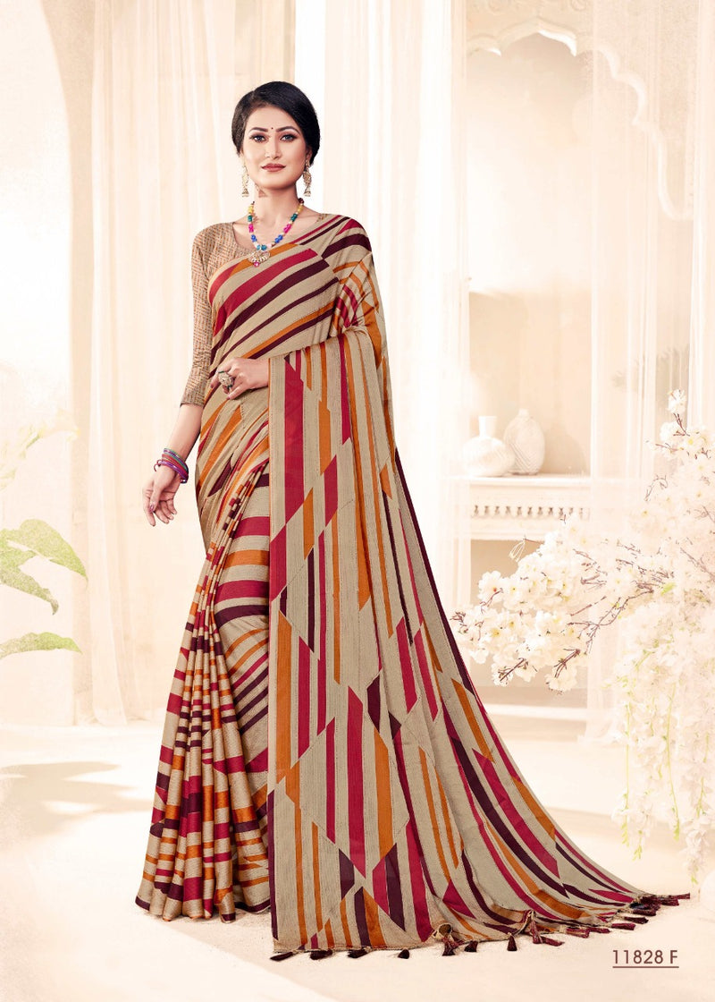 Vaalabhi Print Saree Firangi 11828 Designer Wear Saree