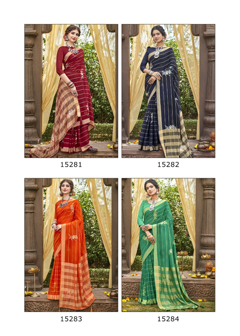 Vallabhi Print Soulful Weightless Stylish Designer Festival Wear Saree