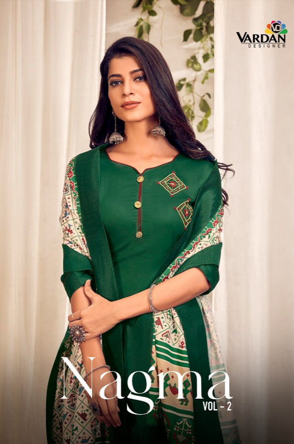 Vardan designer Nagma Vol 2 Jam Cotton Stylish Designer Casual Wear Salwar Kameez