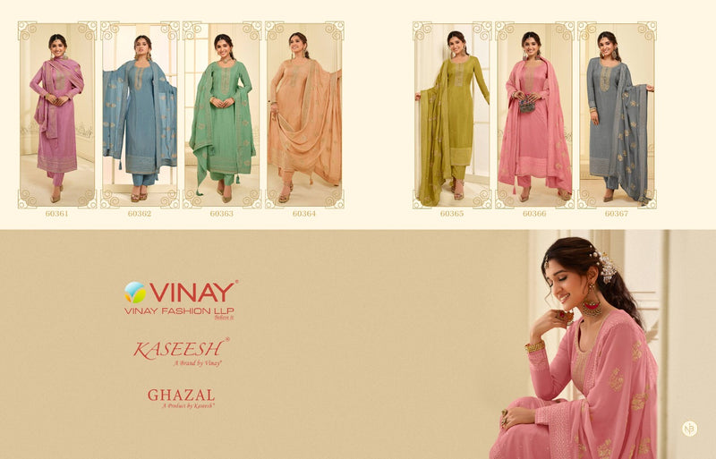 Vinay Fashion Ghazal Dola With Embroidered Stylish Designer Festival Wear Salwar Suit