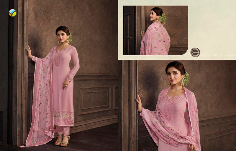 Vinay Fashion Saachi Georgette With Heavy Embroidery Work Stylish Designer Casual Wear Fancy Salwar Suit