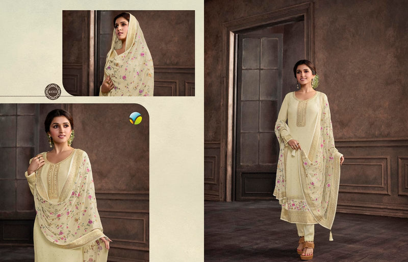 Vinay Fashion Saachi Georgette With Heavy Embroidery Work Stylish Designer Casual Wear Fancy Salwar Suit