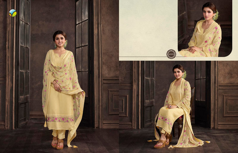 Vinay Fashion Saachi Georgette With Heavy Embroidery Work Stylish Designer Casual Wear Fancy Salwar Suit