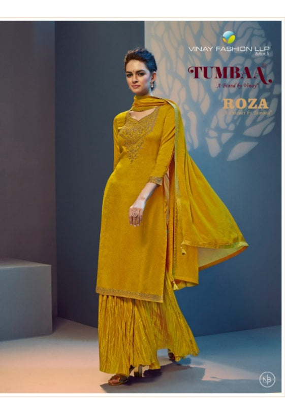 Vinay Fashion Tumbaa Silk Georgette Stylish Designer Festival Look Kurti