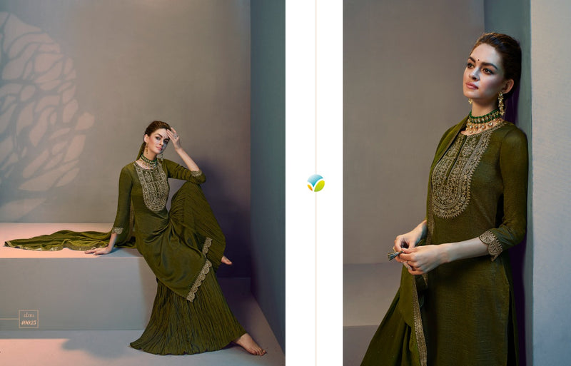 Vinay Fashion Tumbaa Silk Georgette Stylish Designer Festival Look Kurti