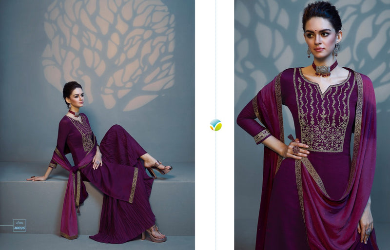 Vinay Fashion Tumbaa Silk Georgette Stylish Designer Festival Look Kurti
