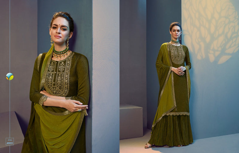 Vinay Fashion Tumbaa Silk Georgette Stylish Designer Festival Look Kurti
