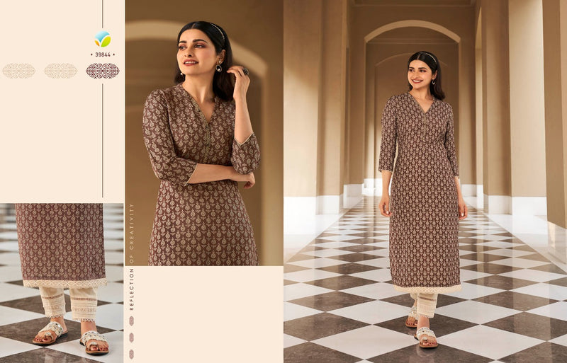 Vinay Fashion Tumbaa Summer Cotton Stylish Designer Casual Wear Kurti