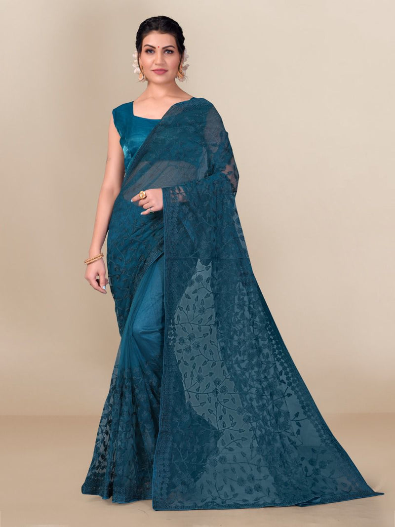 Vivera International Dabangg 11 Soft Net Gorgeous Look Party Wear Saree