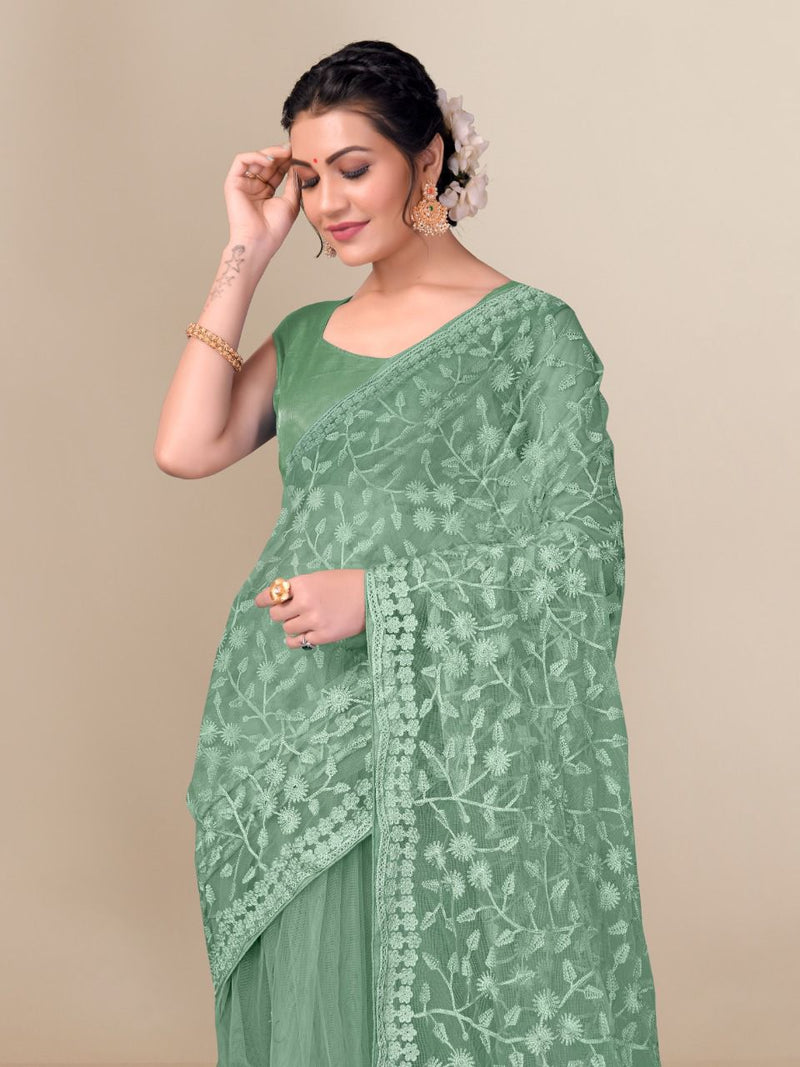 Vivera International Dabangg 11 Soft Net Gorgeous Look Party Wear Saree