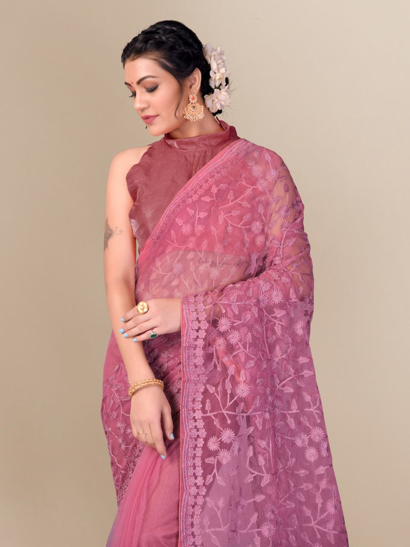 Vivera International Dabangg 11 Soft Net Gorgeous Look Party Wear Saree