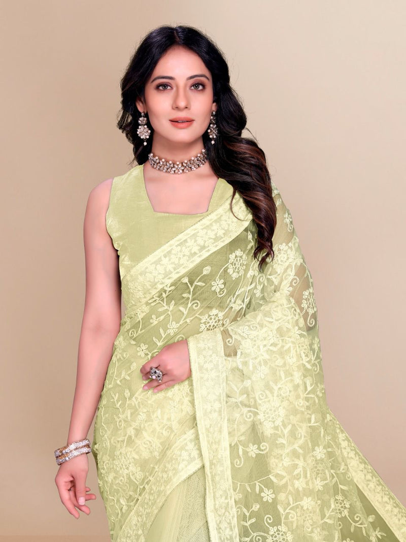 Vivera International Dabangg 12 Soft Net Gorgeous Look Party Wear Saree