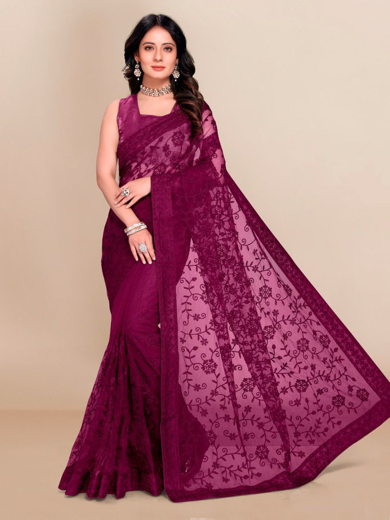 Vivera International Dabangg 12 Soft Net Gorgeous Look Party Wear Saree