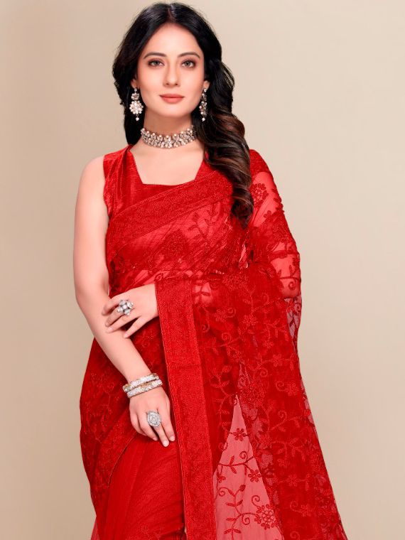 Vivera International Dabangg 12 Soft Net Gorgeous Look Party Wear Saree