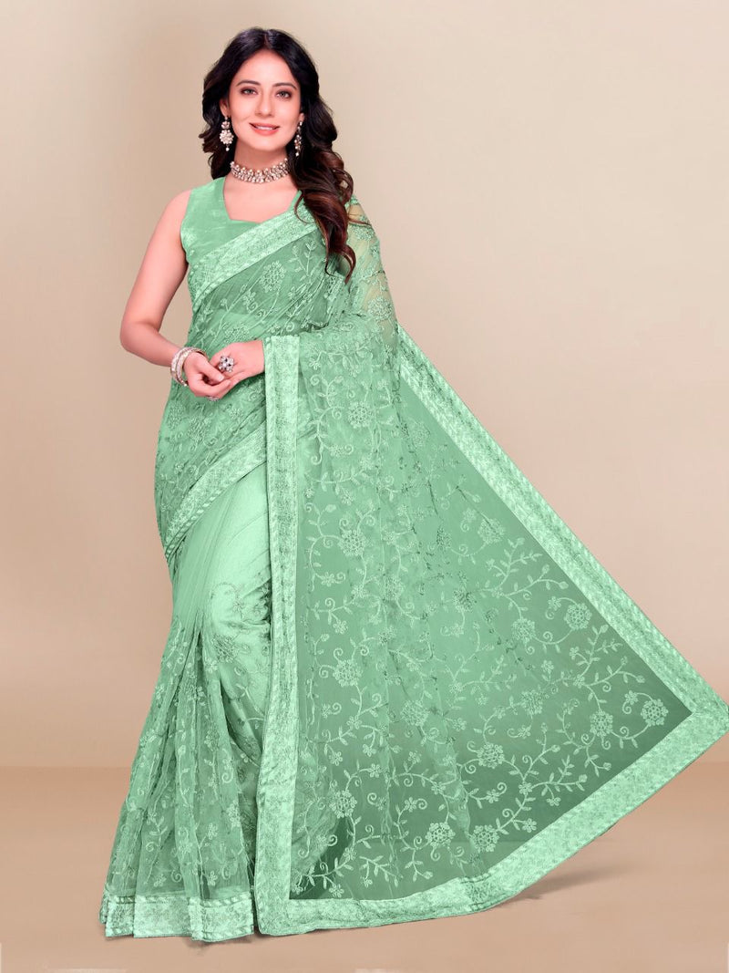 Vivera International Dabangg 12 Soft Net Gorgeous Look Party Wear Saree