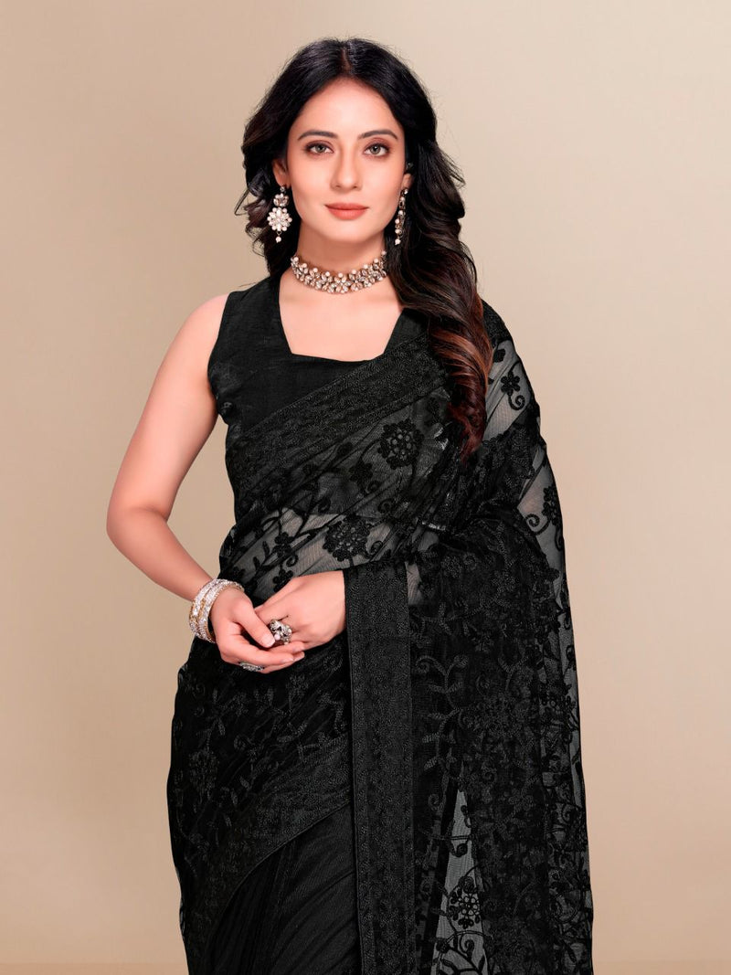Vivera International Dabangg 12 Soft Net Gorgeous Look Party Wear Saree