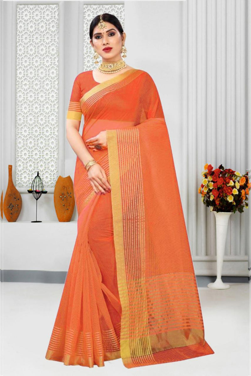 Vivera International Julia6 Kota Net Stylish Designer Decent look Saree