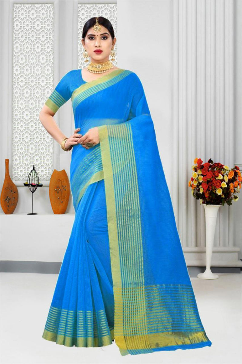 Vivera International Julia6 Kota Net Stylish Designer Decent look Saree