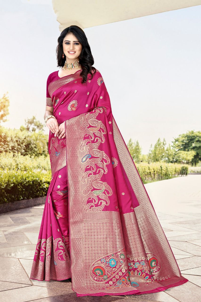 Vivera International Mitra 2 Banarasi Silk Stylish Designer Festival Wear Sarees