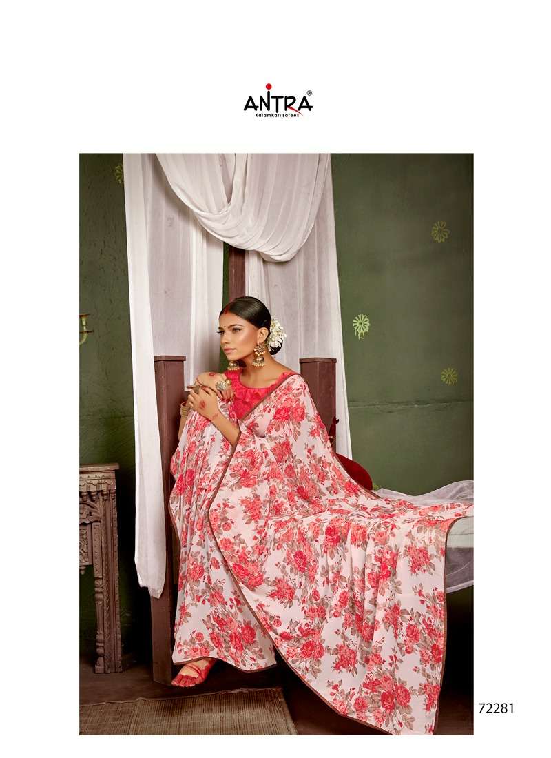 White Diamond Vol 7 Antra Fancy  Weightless Flower Printed Saree