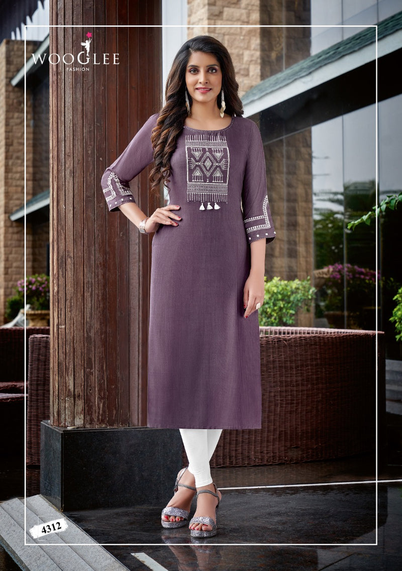 Sakshi Wooglee Rayon Bridal Wear Kurti