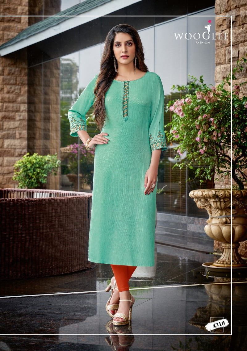 Sakshi Wooglee Rayon Bridal Wear Kurti