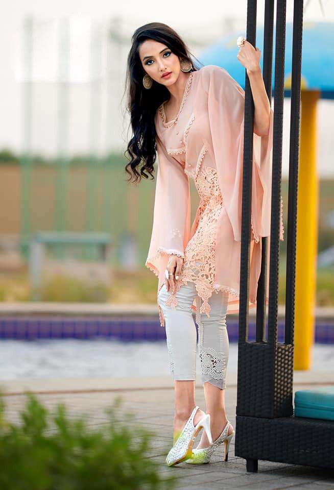 Zara Studio Vol 27 Georgette Stylish Designer Wear Kurti