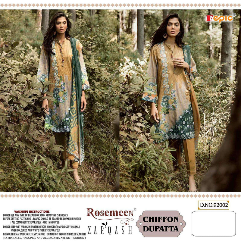 Zarqash Cambric Cotton Stylish Designer Wear Salwar Suit