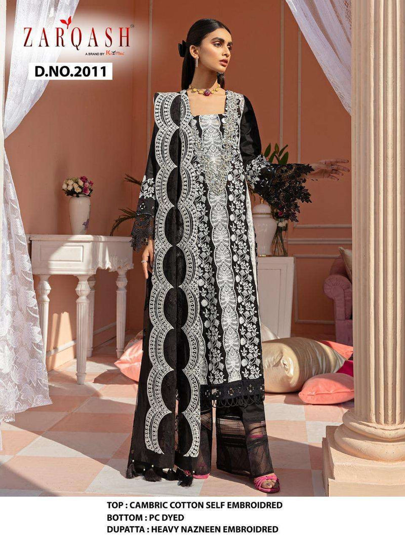Zarqash Dno 2011 Cotton Stylish Hand Work Designer Pakistani Salwar Suit