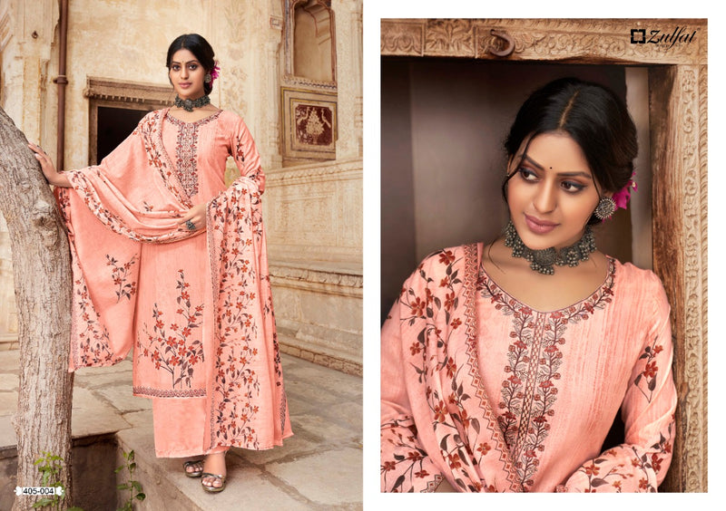Zulfat Designer Suit Anishka Cotton Stylish Designer Casual Wear Salwar Kameez