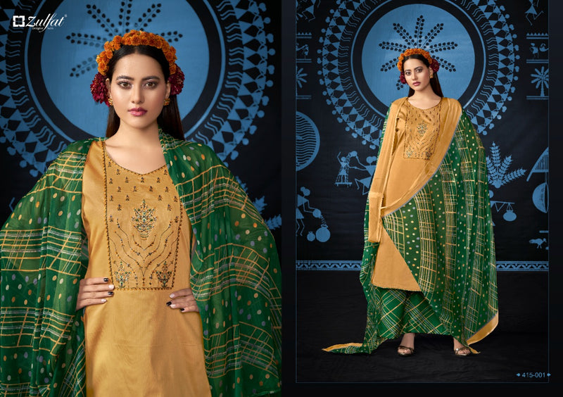 Zulfat Designer Mandakini Jam Cotton Stylish Designer Casual Wear Salwar Kameez