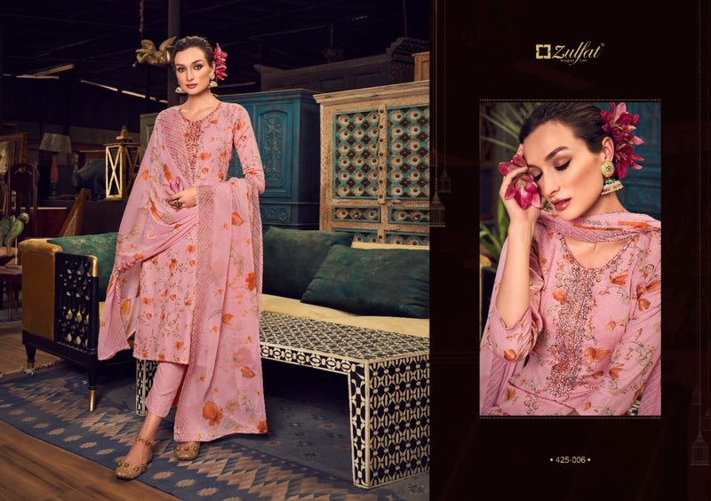 Zulfat Designer Mitakshi Jam Cotton Stylish Designer Printed Casual Wear Salwar Suit